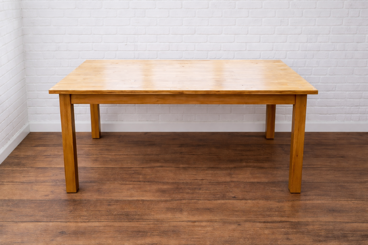 Vintage beech wood dining table  - to have it painted please contact me to discuss what you would like.
