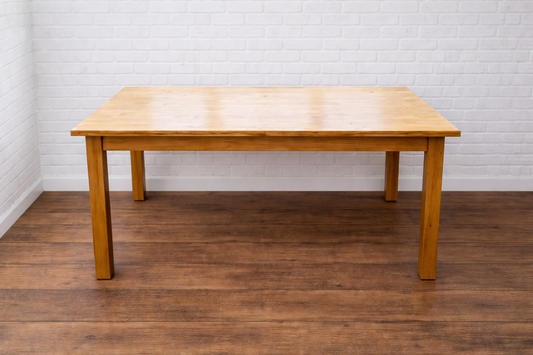 Vintage beech wood dining table  - to have it painted please contact me to discuss what you would like.