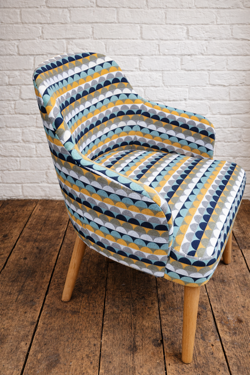 Upholstered dining chairs  4 available - will sell separately