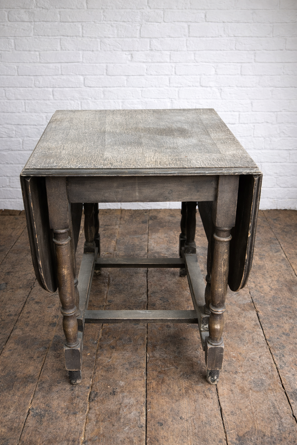 Vintage drop-leaf  table with barley twist legs available for painting your choice of colour