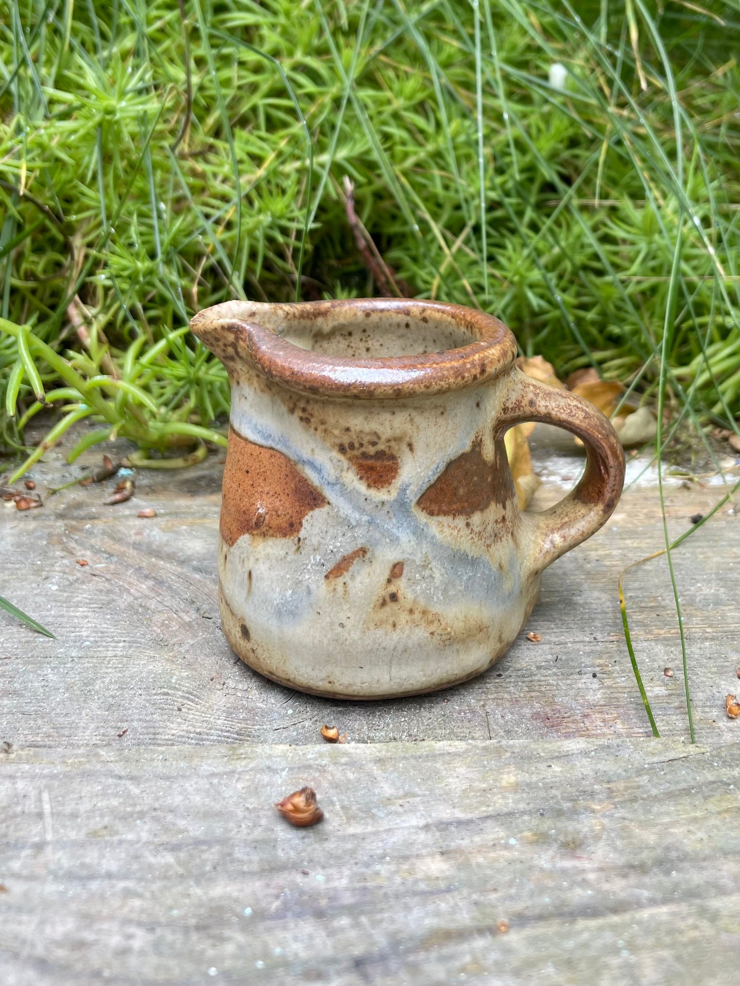 Vintage Edinbane Scottish studio pottery creamer jug from the Isle of Syke