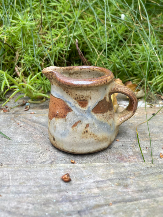 Vintage Edinbane Scottish studio pottery creamer jug from the Isle of Syke