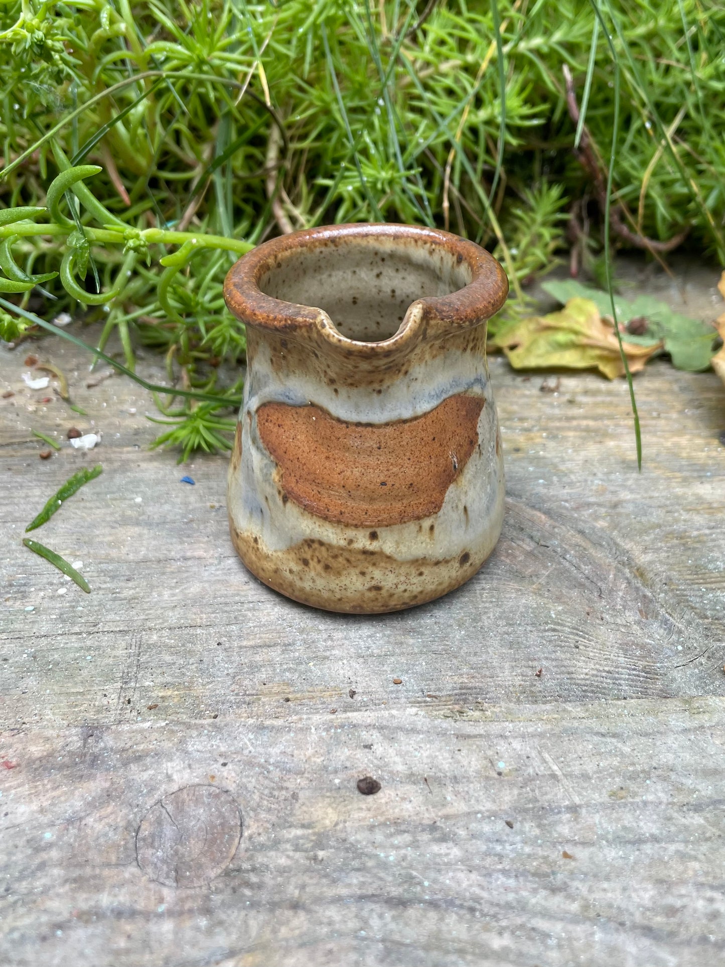 Vintage Edinbane Scottish studio pottery creamer jug from the Isle of Syke