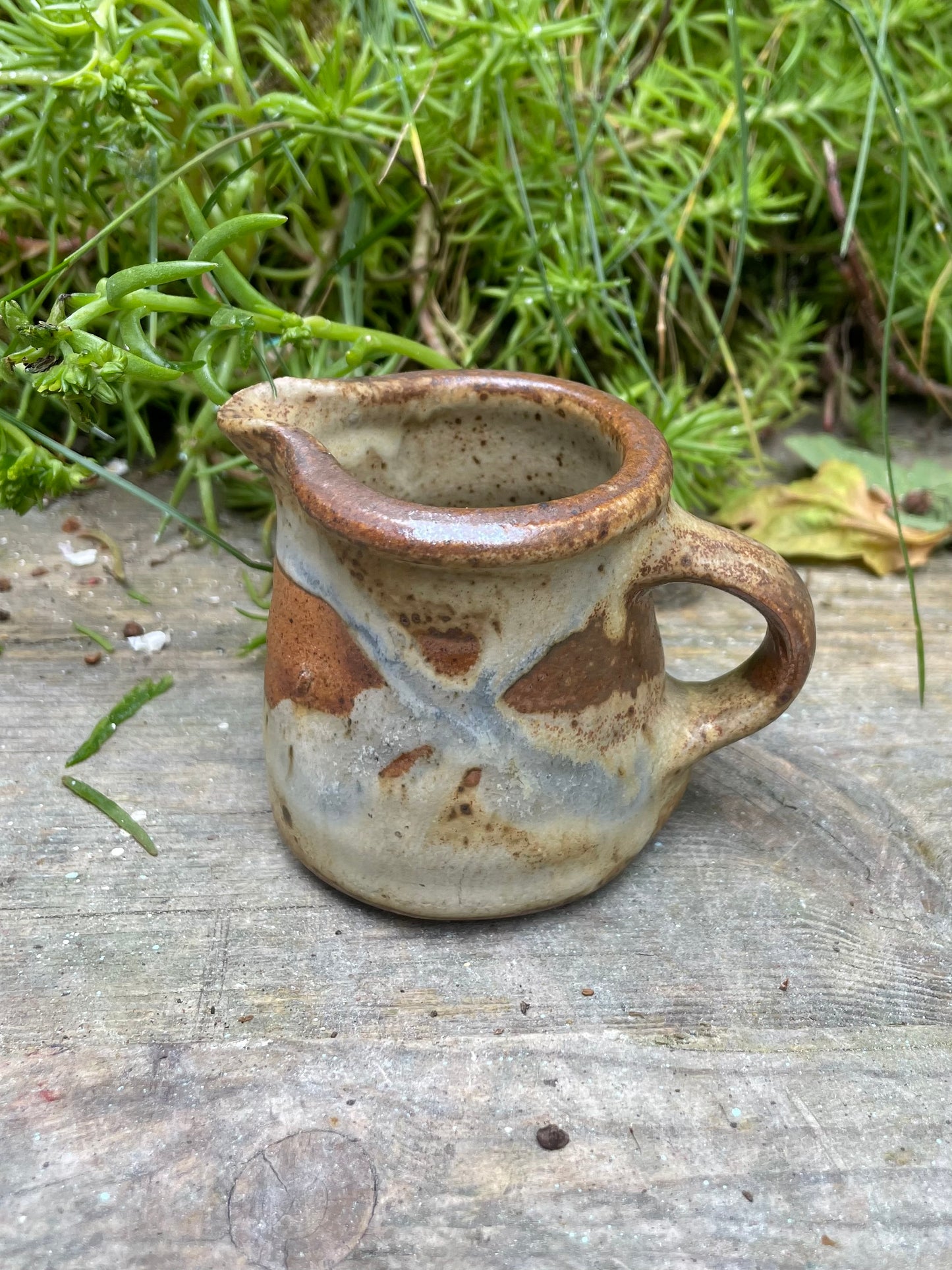 Vintage Edinbane Scottish studio pottery creamer jug from the Isle of Syke
