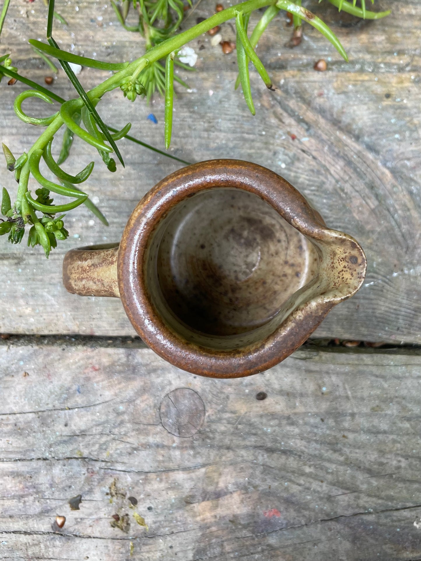 Vintage Edinbane Scottish studio pottery creamer jug from the Isle of Syke