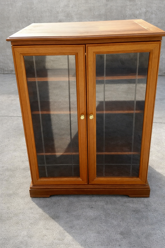 Vintage  glass fronted cabinet available for painting
