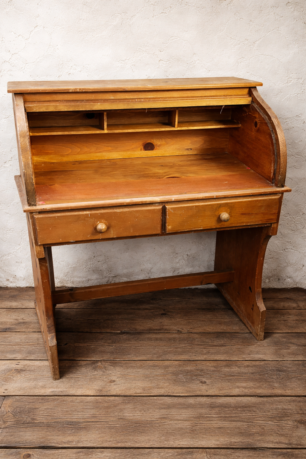 Vintage writing bureau / roll top desk available for refurb