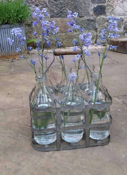 Vintage French bottle carrier