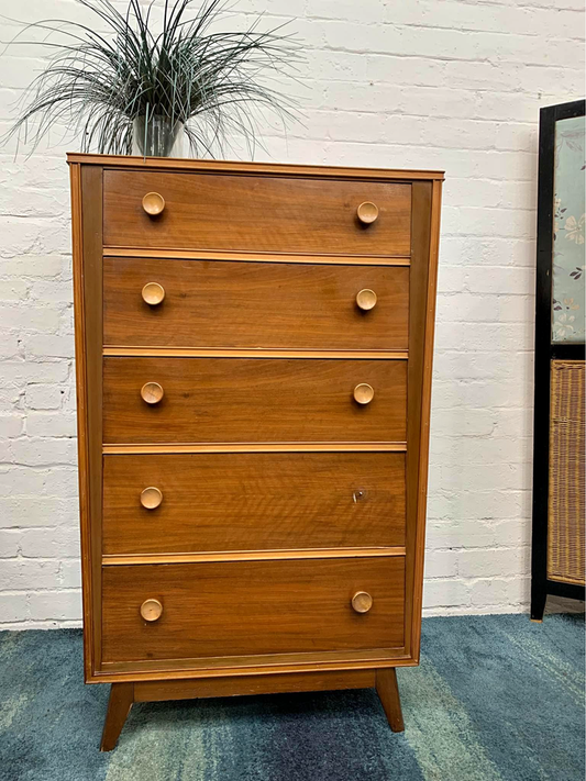 Vintage Mid Century chest of drawers available for  painting - price includes painting