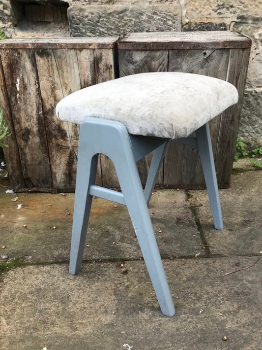 Stool available for painting and reupholstery