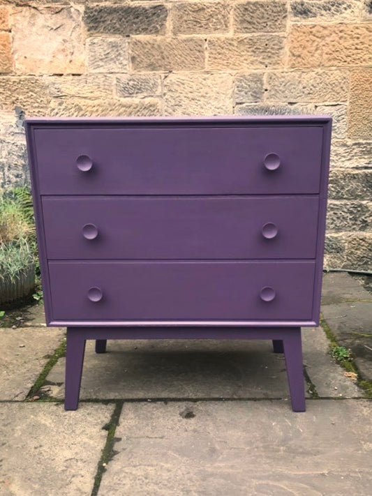 Commission for Nuala  painted chest of drawers