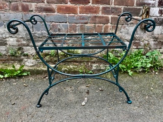 Vintage metal garden seat