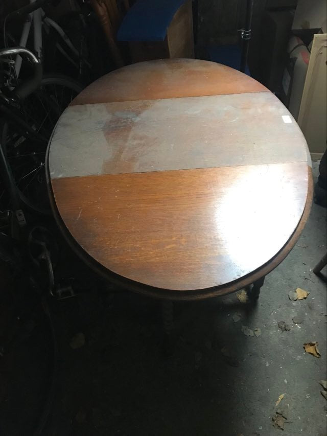 Vintage drop-leaf table with barley twist legs available for painting your choice of colour