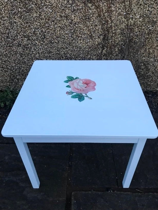 Commission for Poppy - painted children's table