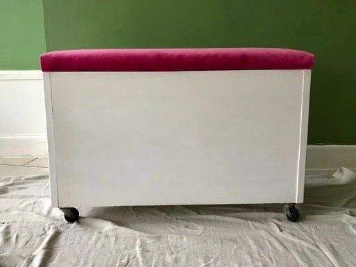 Commission for Alison - refurbished blanket box