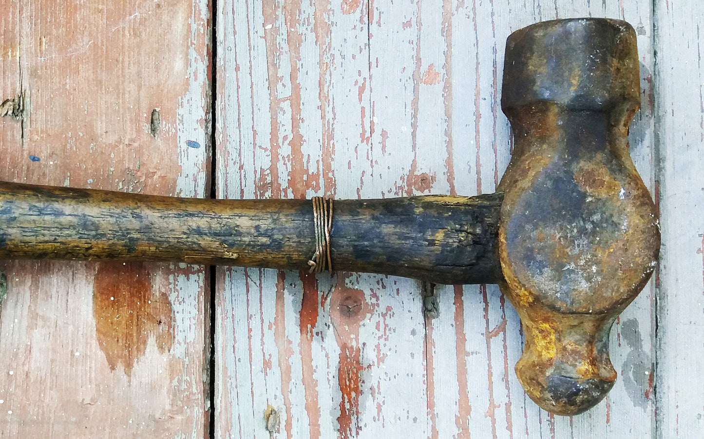 Large antique primitive vintage hammer