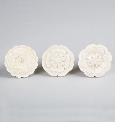 Cup Flower Drawer Knob Assorted