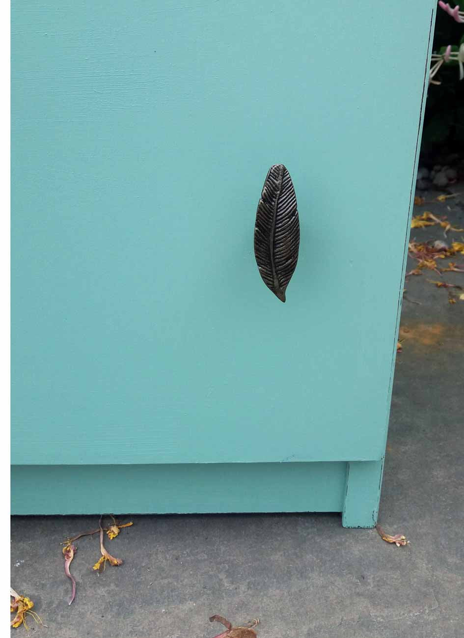  painted vintage bedside cabinet.