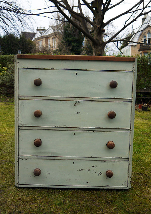 Custom listing for Emily hand painted vintage chest of drawers in Miss Mustard Seed Milk paint