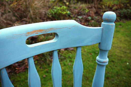 Custom Listing for Emily set of two mismatched dining chairs in Miss Mustard Seed Milk paint