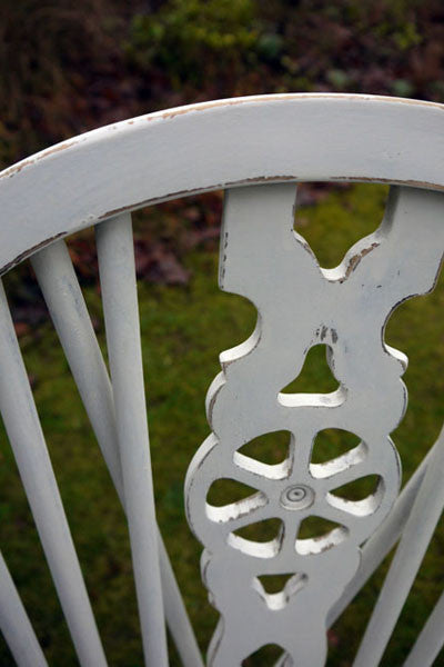 Custom Listing for Emily set of two mismatched dining chairs in Miss Mustard Seed Milk paint