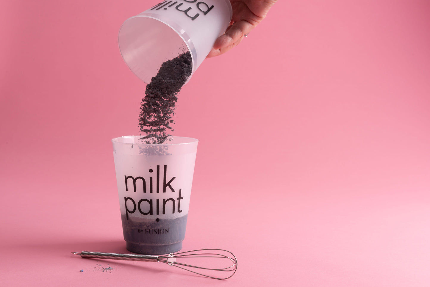 Milk Paint By Fusion - Mixing cup and whisk