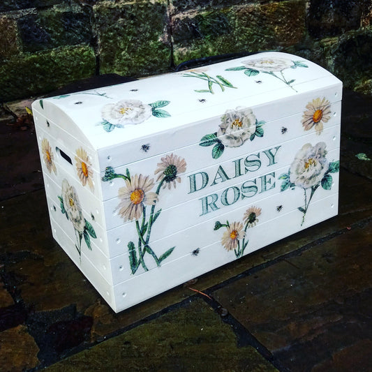 Custom Listing for Olivia painted children's toy chest