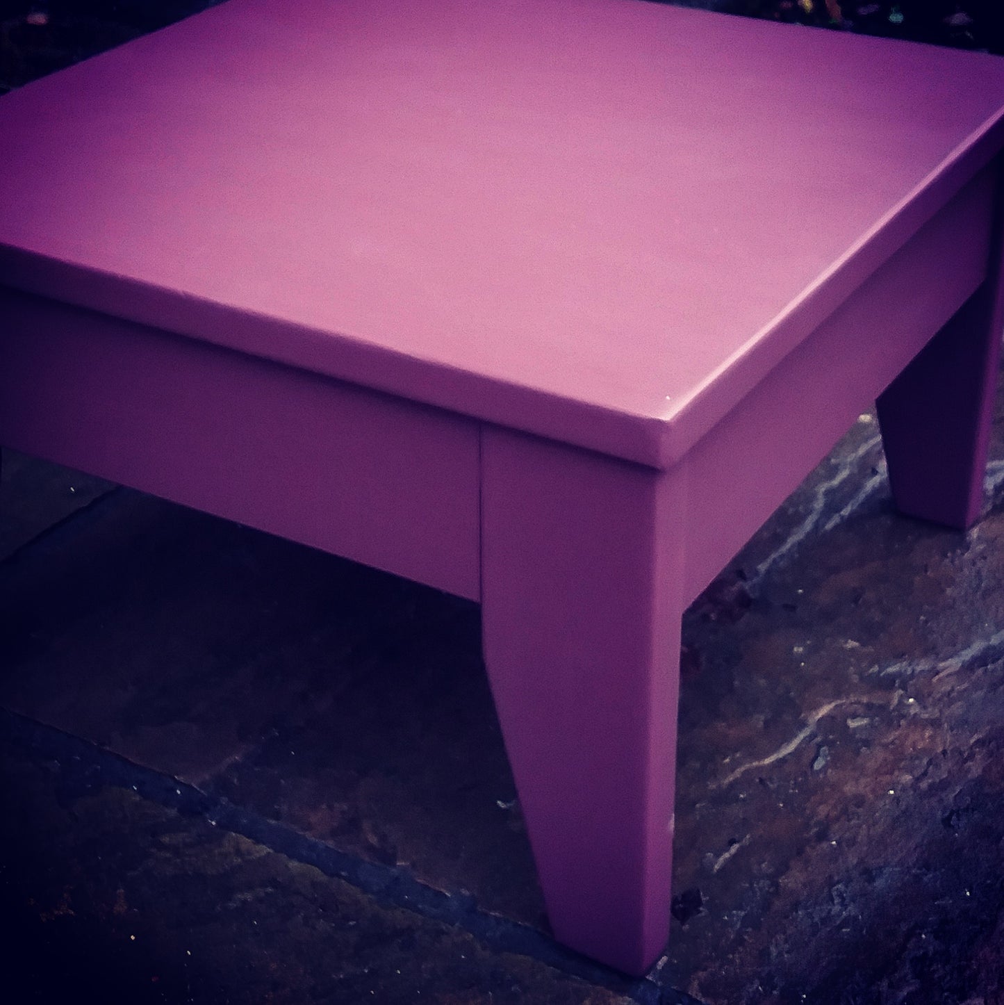 custom listing for Farida Hand Painted coffee table in Fusion Mineral Paint