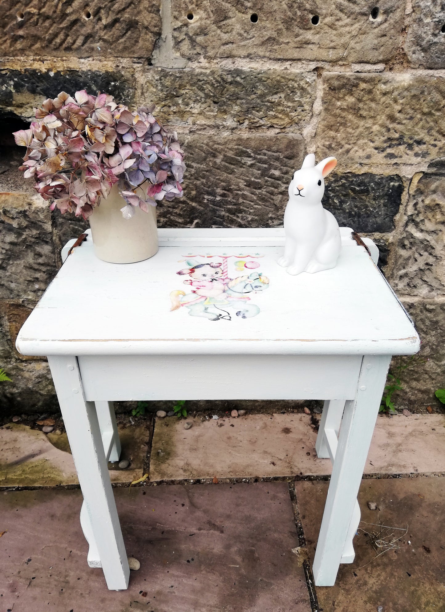 Hand painted vintage children's school desks, chairs or sets you choose design and colours