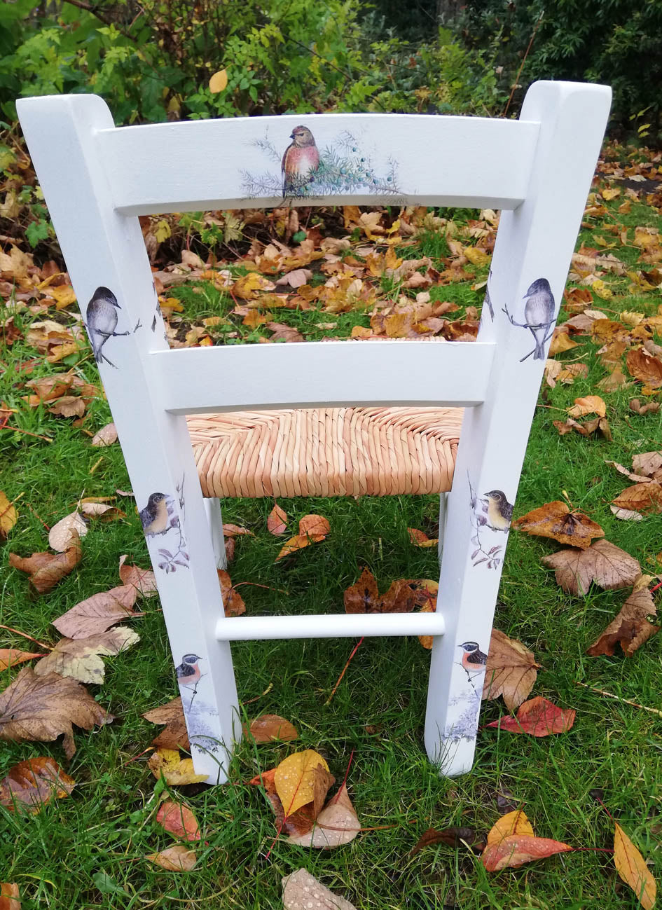 Custom Order for Sophie child's personalised rush seat chair