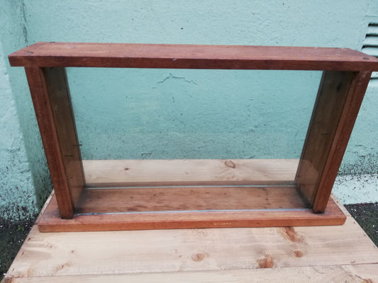 Beekeeper's Antique honeycomb hive viewing boxes and vintage beekeeping book