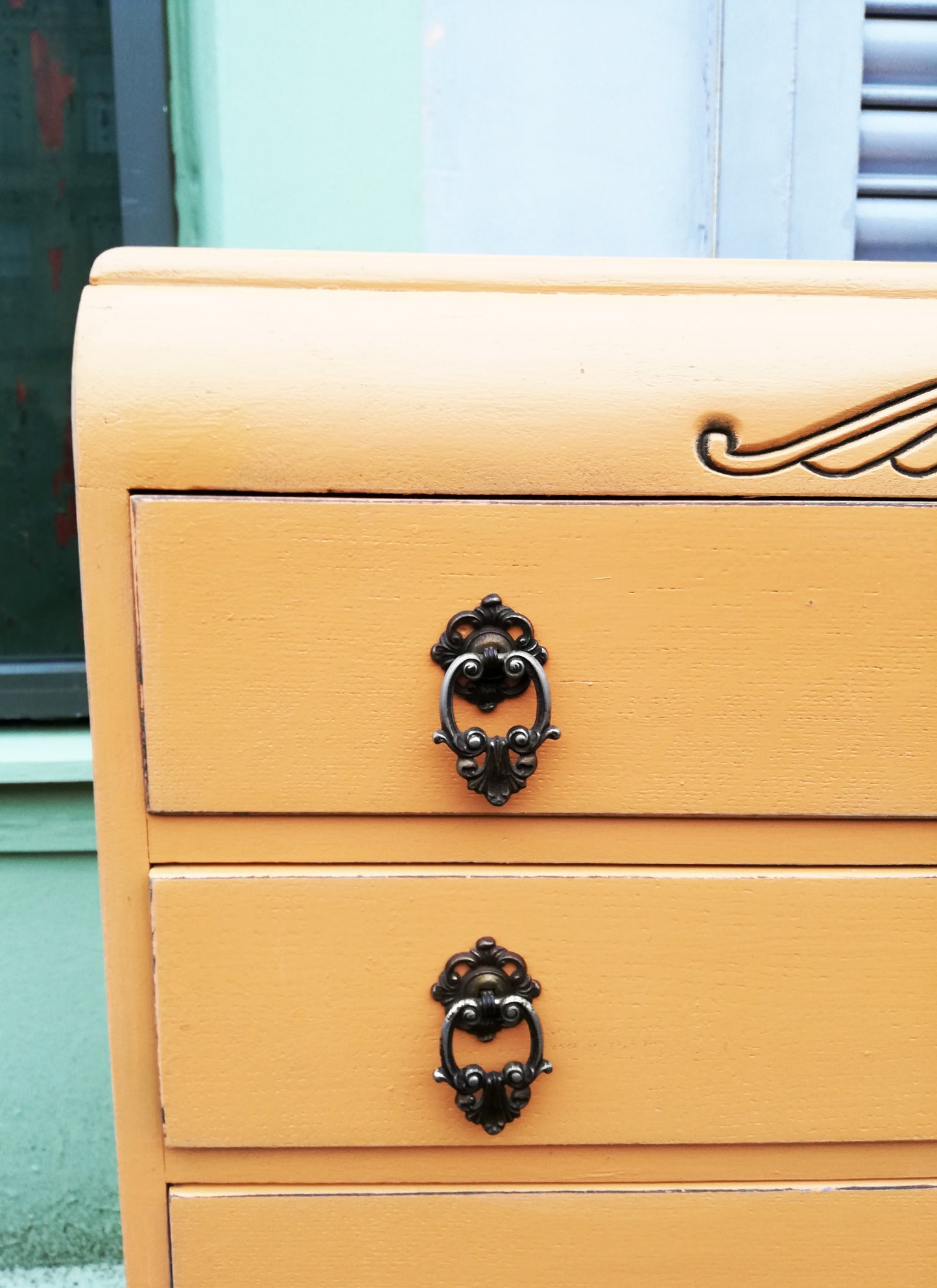 Custom Listing for Stevie Vintage Chest of Drawers painted in Terracotta