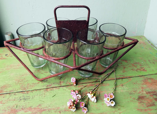 Antique glass carrier