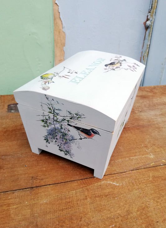 Custom listing for Jane Hunt personalised jewellery box