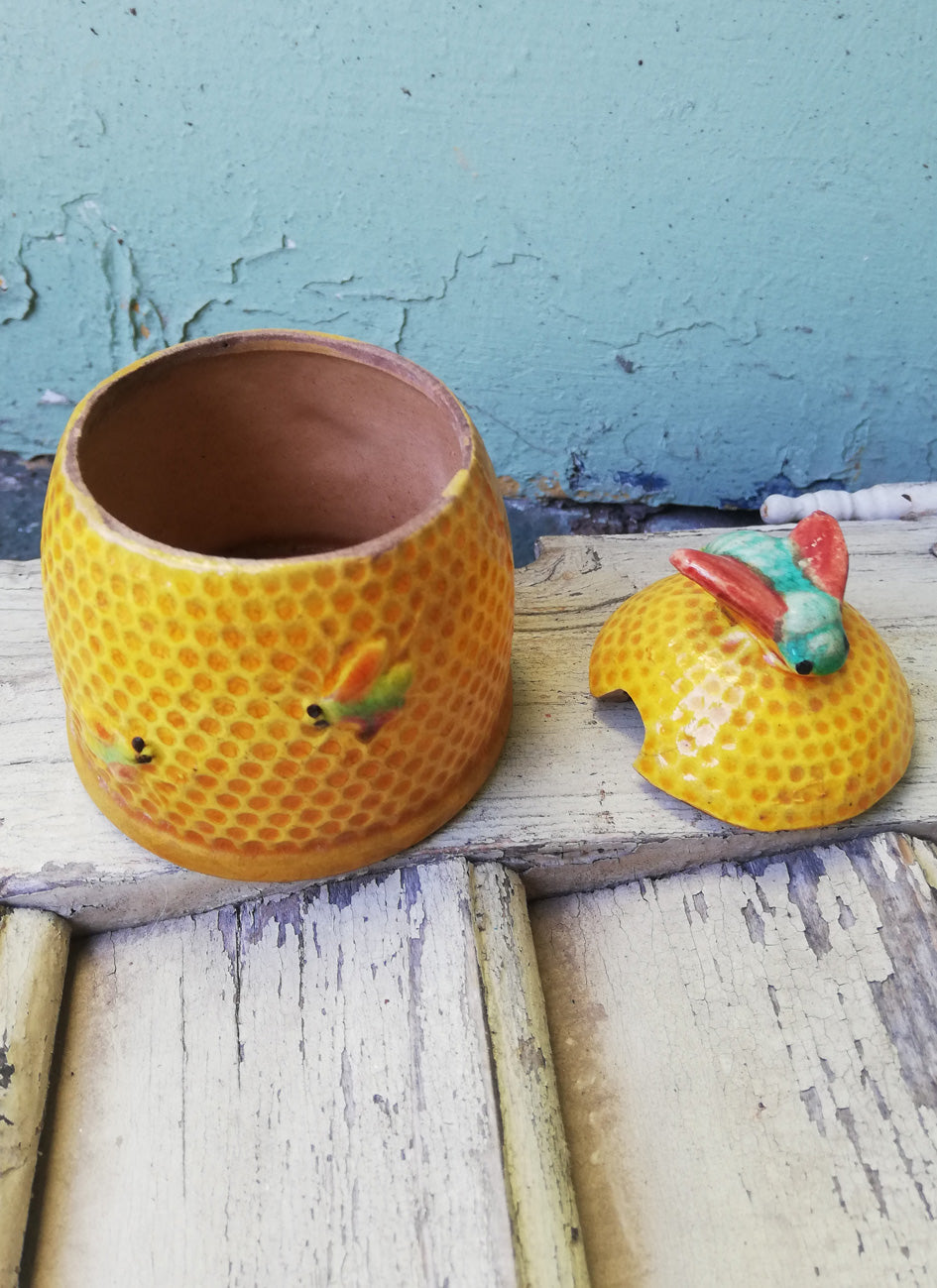 Antique Japanese Honey Pot