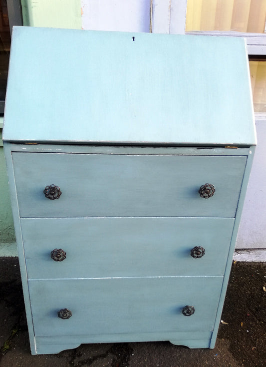Custom Listing for Ailsa-Mary hand painted desk