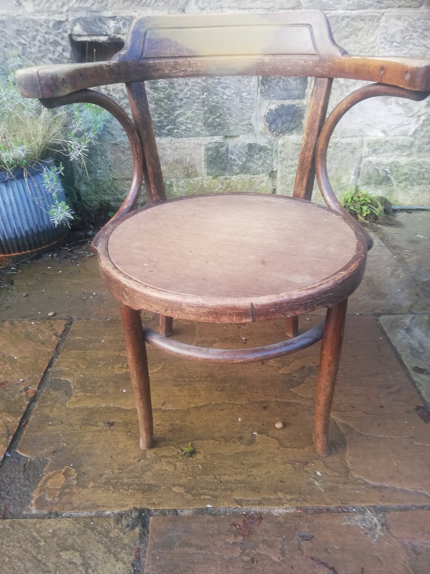 Vintage occasional chair available for  painting your choice of colour
