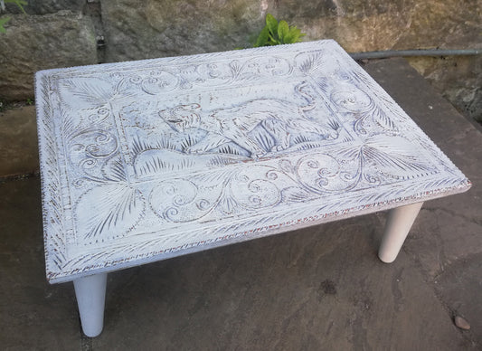 Little carved boho table