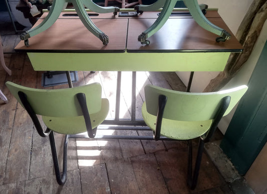 Vintage children's double desk