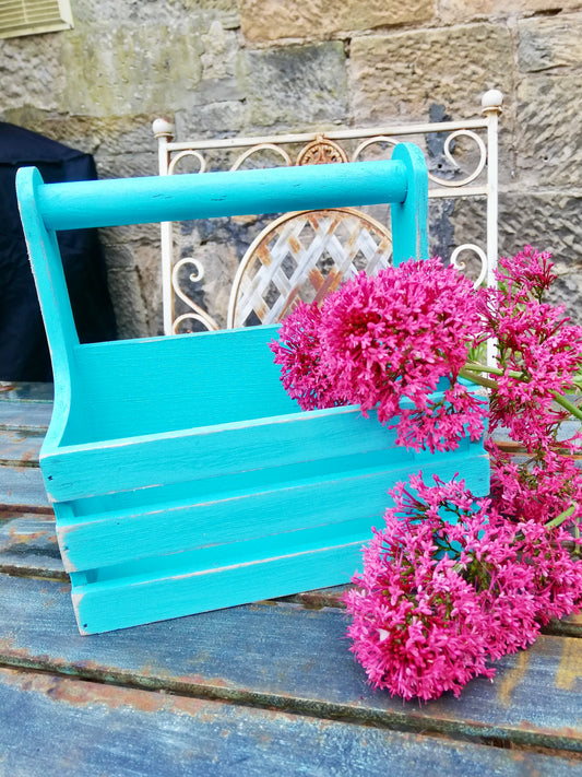 Wooden Bottle Carrier / table caddy painted to order
