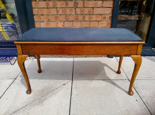 Double Piano stool available for painting and reupholstery
