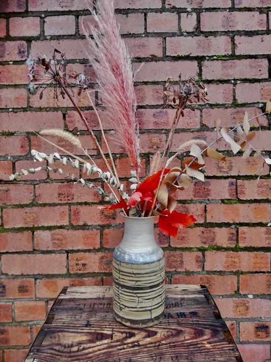 Vintage rustic handmade vase