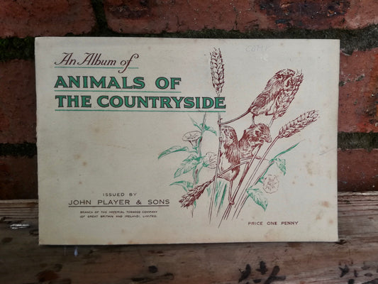 Gorgeous vintage cigarette card book - Animals of the Countryside