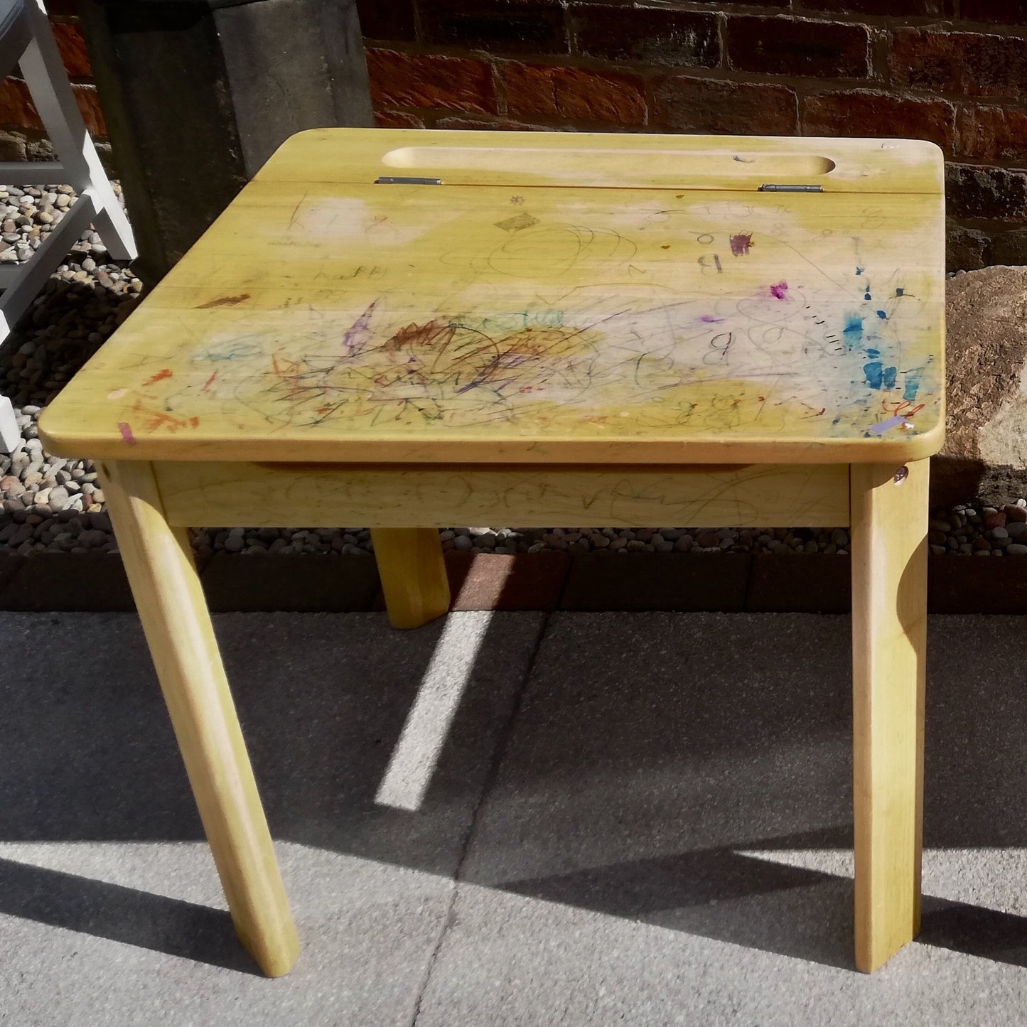 Modern children's desk - price includes painting