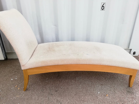 Chaise longue available for painting and reupholstery