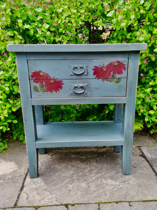 Painted console table