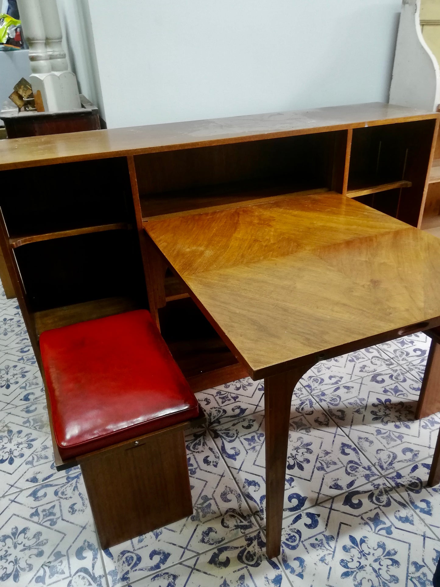 Super cool Vintage  sideboard that folds out into table and chairs