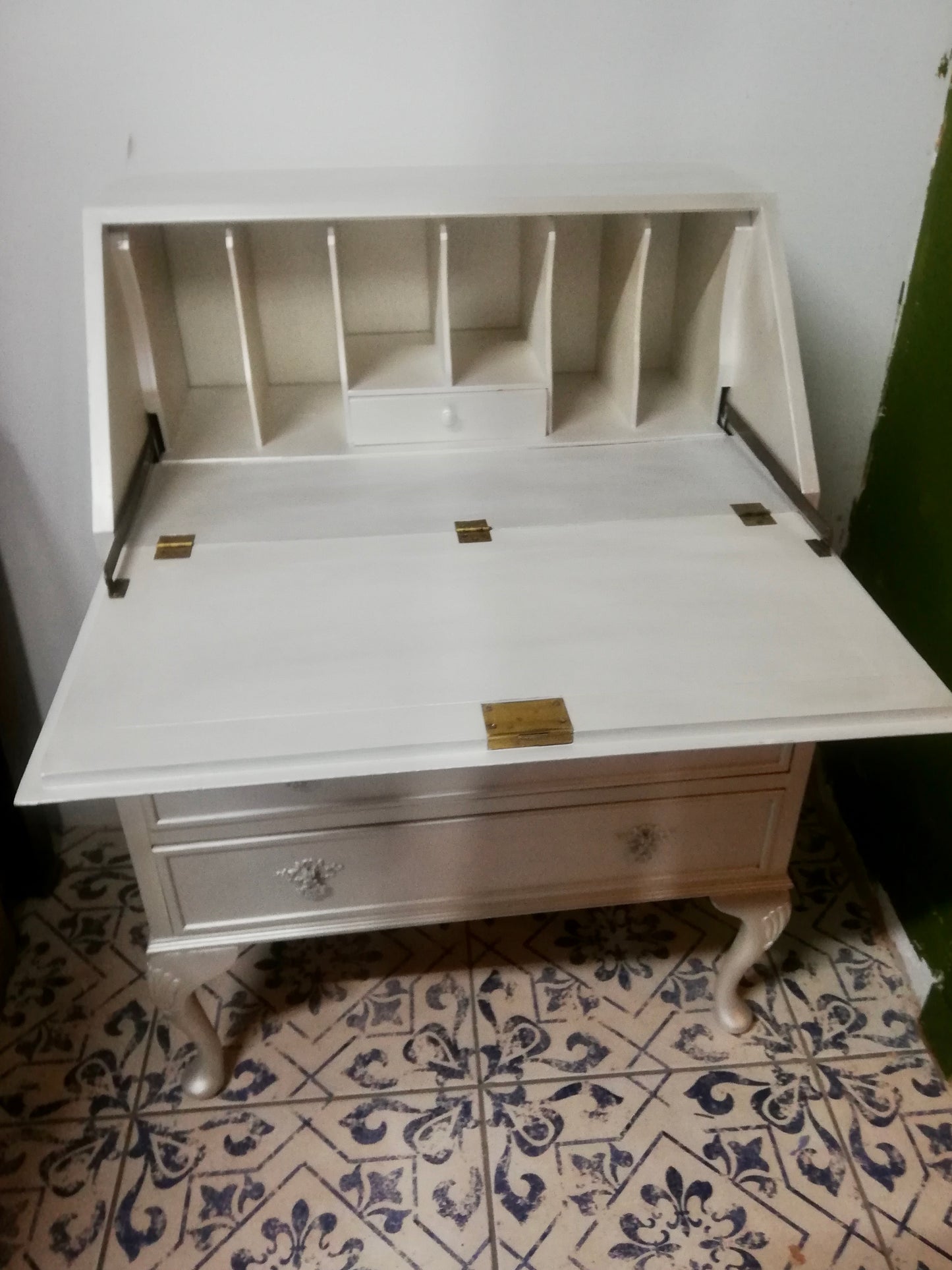 Vintage writing bureau available for painting