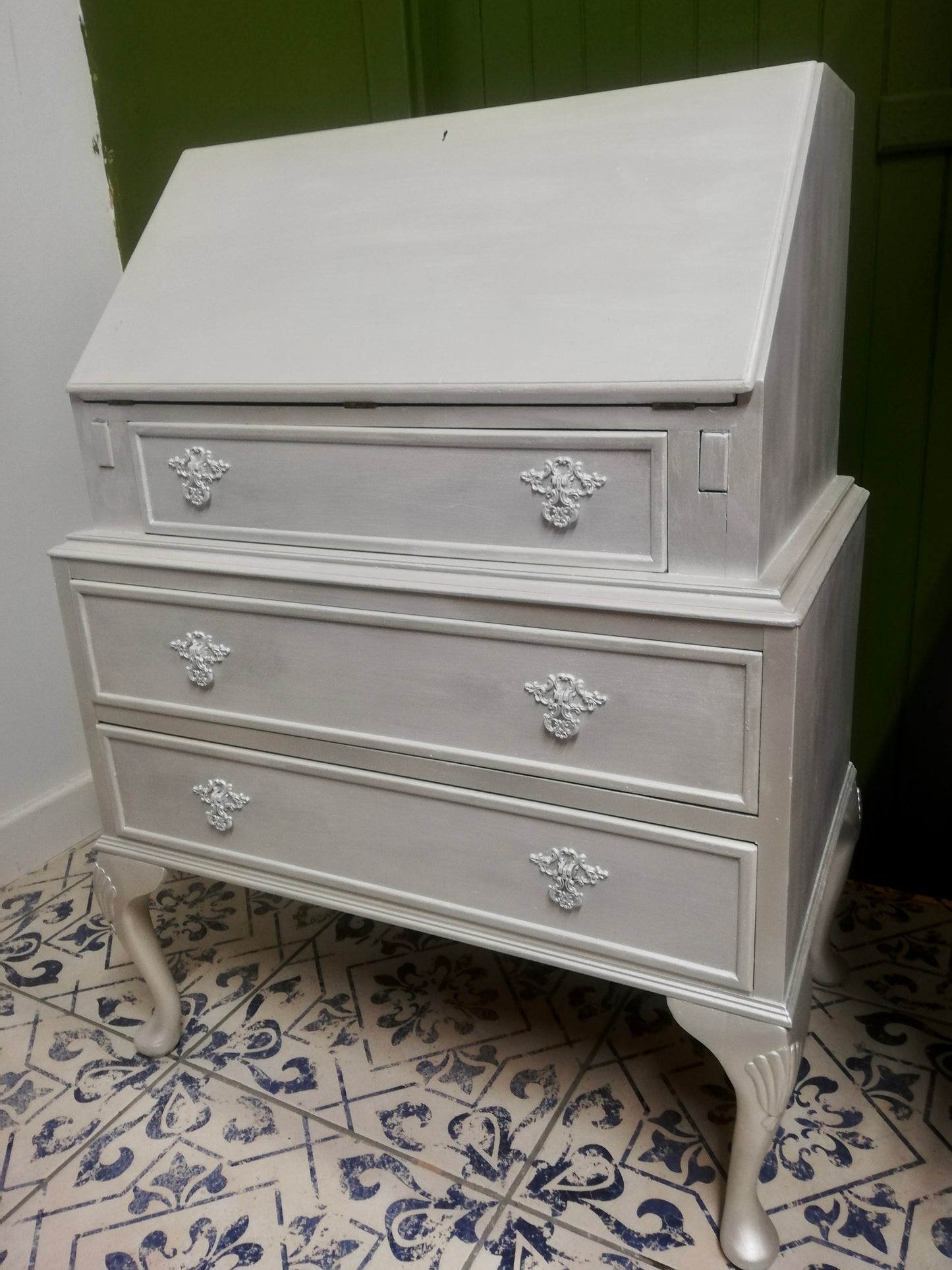 Vintage writing bureau available for painting