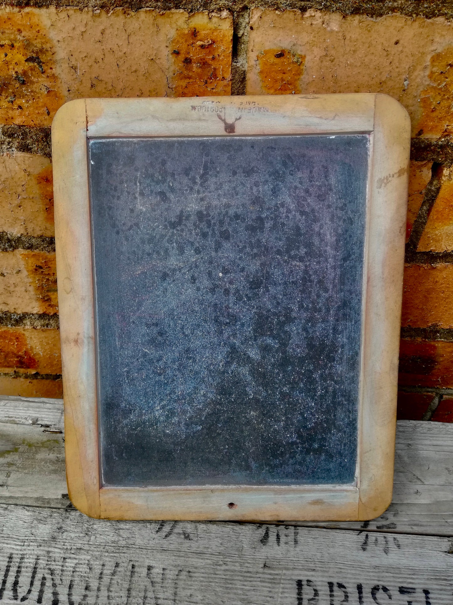 Vintage children's school slate chalk board